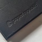 Back cover embossing